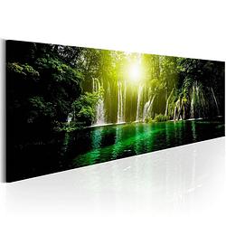 Foto van Artgeist emerald treasure canvas schilderij 150x50cm