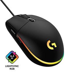Foto van Logitech - g203 lightsync rgb gaming mouse - zwart