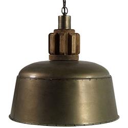 Foto van Non-branded hanglamp mauk 38 x 38 cm e27 rvs 40w goud