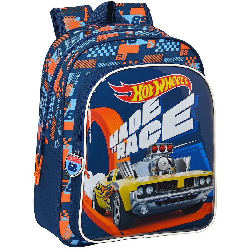 Foto van Hot wheels rugzak, speed club - 33 x 27 x 10 cm - polyester