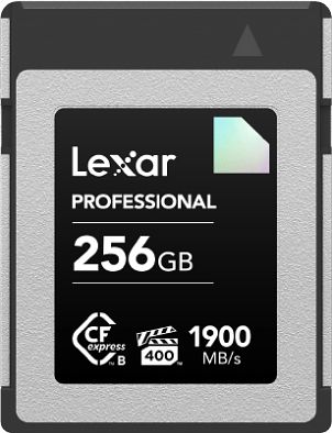 Foto van Lexar professional diamond 256gb cfexpress type b