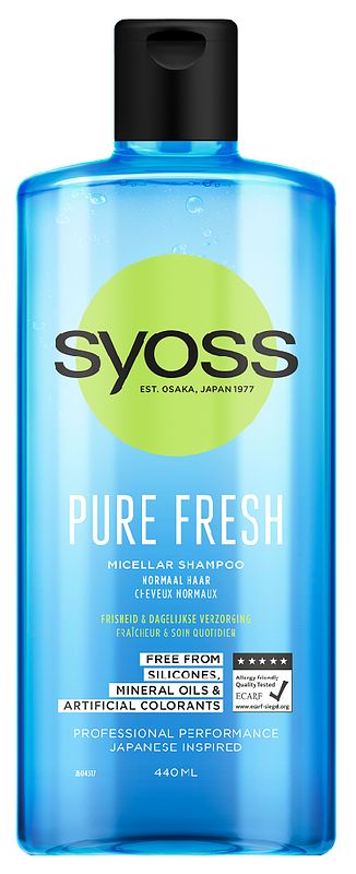 Foto van Syoss pure fresh micellar shampoo