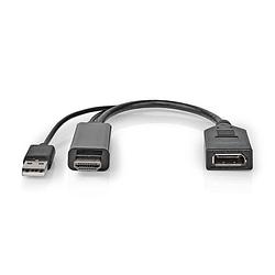 Foto van Nedis hdmi™-adapter - ccgp34300bk02 - zwart