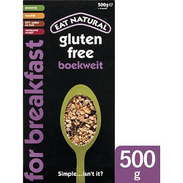 Foto van Eat natural for breakfast gluten free boekweit 500g bij jumbo