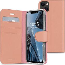 Foto van Accezz wallet case voor apple iphone 13 telefoonhoesje roze