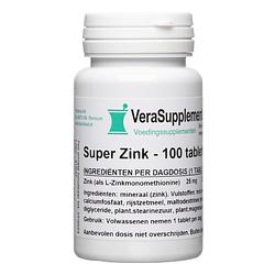 Foto van Verasupplements super zink tabletten
