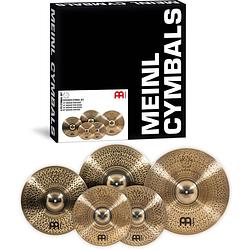 Foto van Meinl pac14161820 pure alloy custom expanded cymbal set bekkenset 14-16-18-20