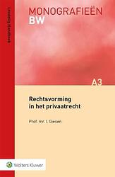 Foto van Rechtsvorming in het privaatrecht - i. giesen - paperback (9789013158595)