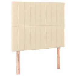 Foto van The living store hoofdbord - bedombouw - 90 x 118/128 cm - crème