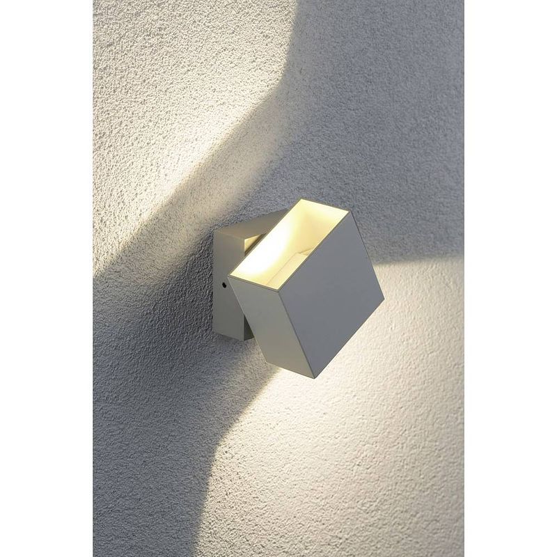 Foto van Paulmann cybo 18003 led-buitenlamp (wand) 6 w wit