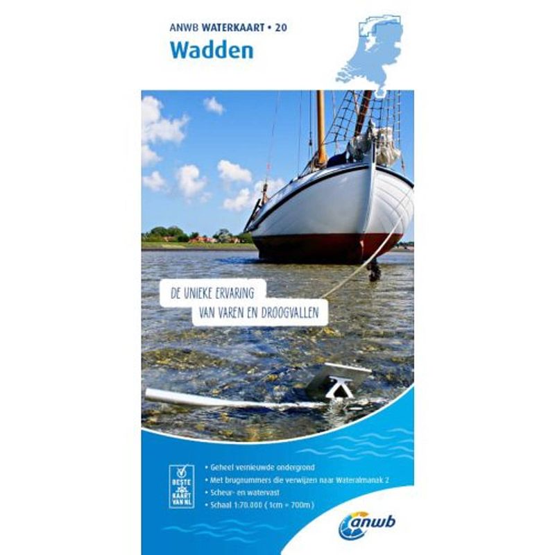 Foto van Wadden - anwb waterkaart