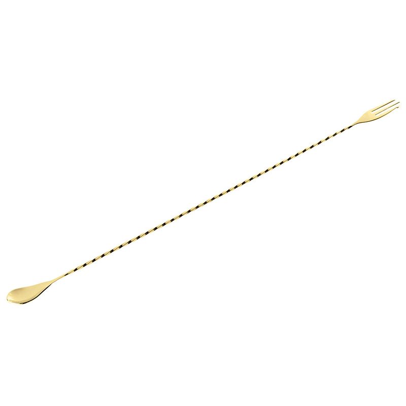 Foto van Paderno cocktail lepel bar goud 50 cm