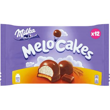 Foto van Milka melocakes chocolade cakejes 12 stuks 200g bij jumbo