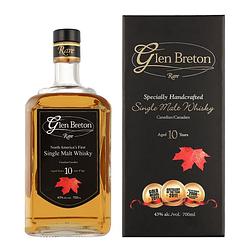 Foto van Glen breton 10 years single malt 70cl whisky + giftbox