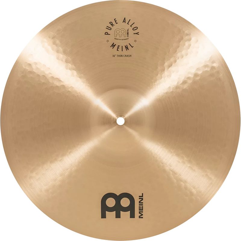 Foto van Meinl pure alloy thin crash 16 inch crash bekken