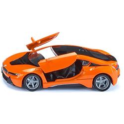 Foto van Siku bmw i8 lci 9,4 cm staal oranje/zwart (2348)