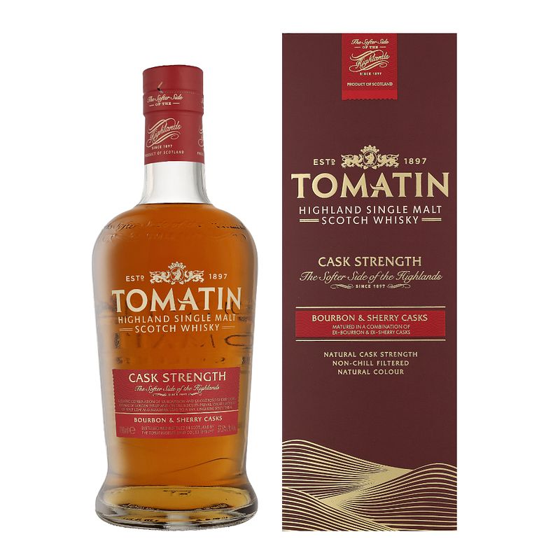 Foto van Tomatin cask strength 70cl whisky