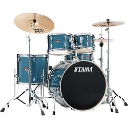 Foto van Tama ip52h6w-hlb imperialstar 5-delige drumkit hairline blue