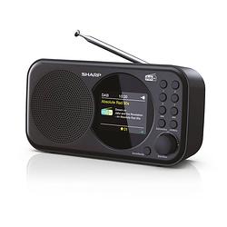 Foto van Sharp dr-p320bk portable dab - fm radio - zwart