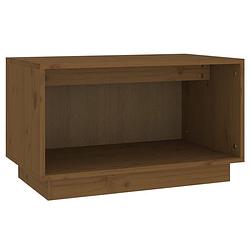 Foto van Vidaxl tv-meubel 60x35x35 cm massief grenenhout honingbruin