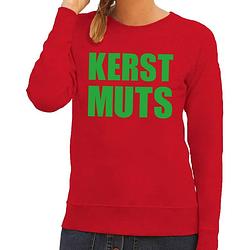 Foto van Foute kersttrui / sweater kerst muts rood voor dames - kersttruien l (40)