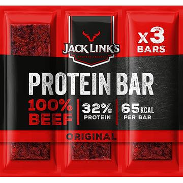 Foto van Jack link's beef bar original 3 x 22, 5g bij jumbo