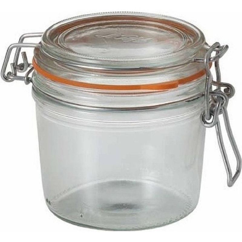 Foto van Luchtdichte weckpot transparant glas 350 ml - weckpotten