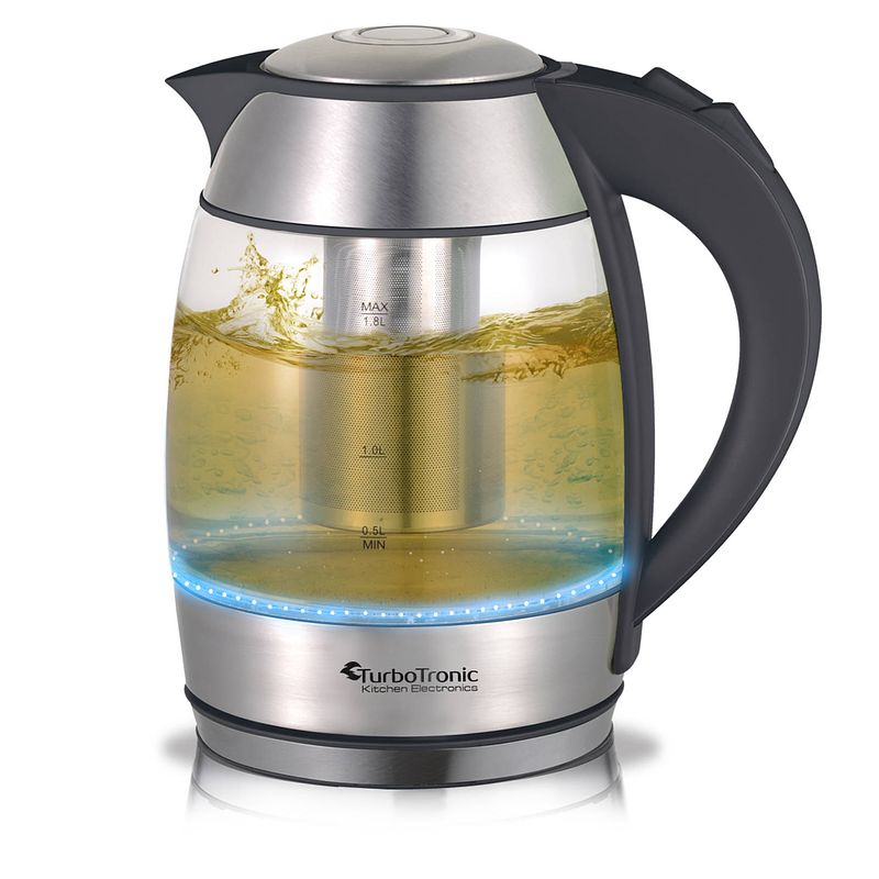 Foto van Turbotronic tt-led04 - waterkoker met led-verlichting - 1.8 liter