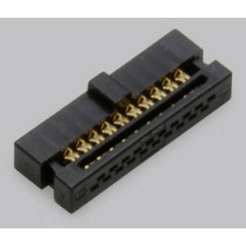 Foto van Bkl electronic 10120991 pinconnector met trekonlasting rastermaat: 2.54 mm totaal aantal polen: 12 aantal rijen: 2 1 stuk(s)