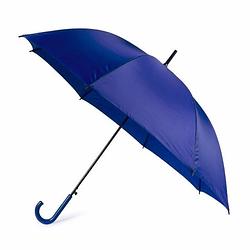 Foto van Blauwe automatische paraplu 107 cm - paraplu's