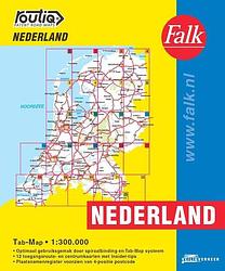 Foto van Falk autokaart nederland routiq - paperback (9789028730502)
