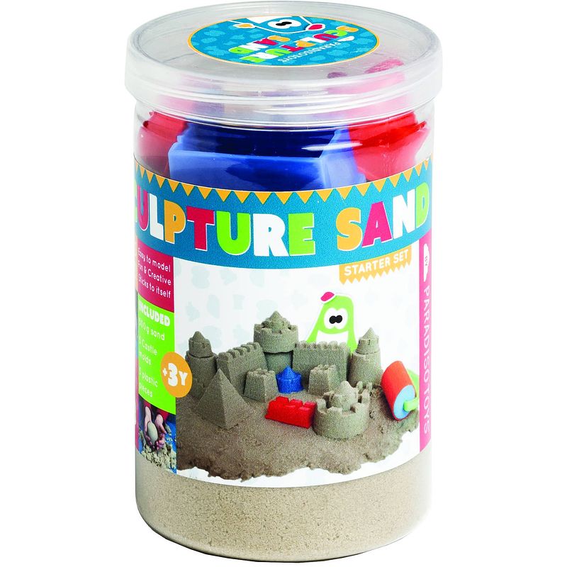 Foto van Paradiso toys speelzand met vormen 500 gram