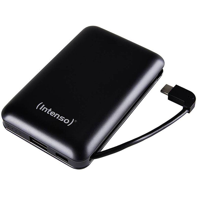 Foto van Intenso xc10000 powerbank 10000 mah lipo usb-a, usb-c® zwart statusweergave