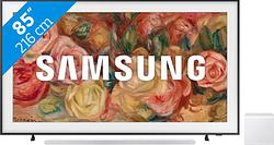 Foto van Samsung the frame 85ls03d (2024) + soundbar