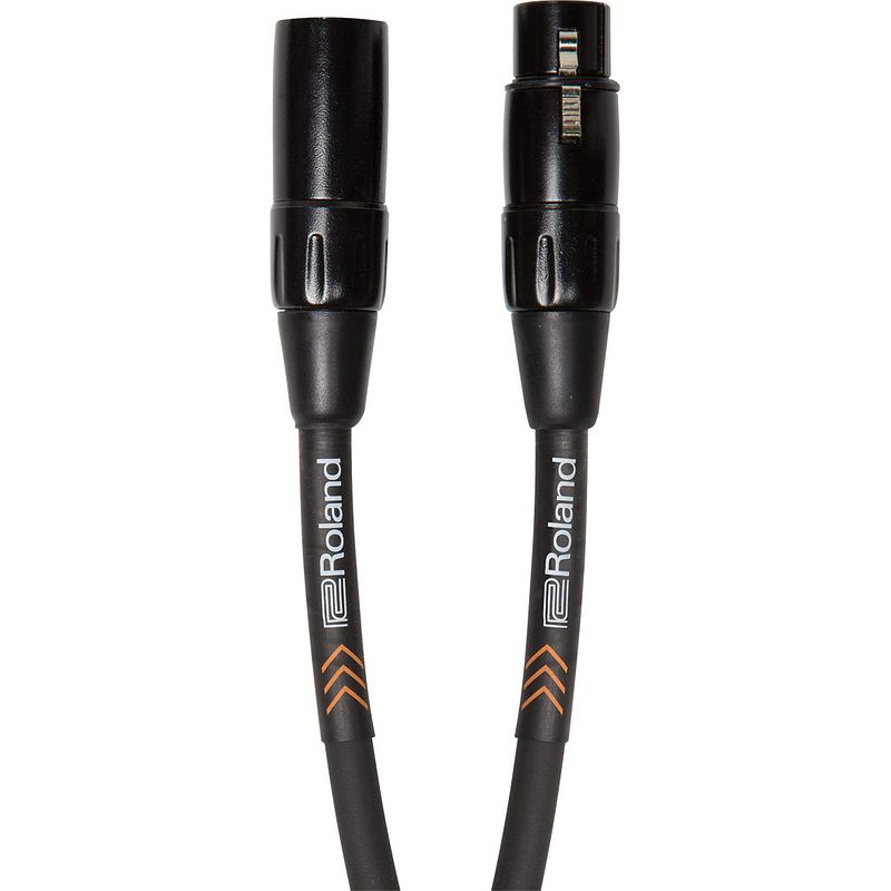 Foto van Roland rmc-b20 microfoonkabel xlr male - xlr female 6.00 meter