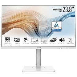 Foto van Msi modern md241pwde led-monitor 60.5 cm (23.8 inch) energielabel f (a - g) 1920 x 1080 pixel full hd 5 ms hdmi, usb-c®, hoofdtelefoon (3.5 mm jackplug) ips led