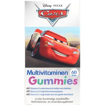 Foto van Disney cars multivitaminen gummies, 60 stuks bij jumbo