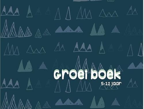 Foto van Groeiboek 5-12 jaar - hardcover (9789083067704)