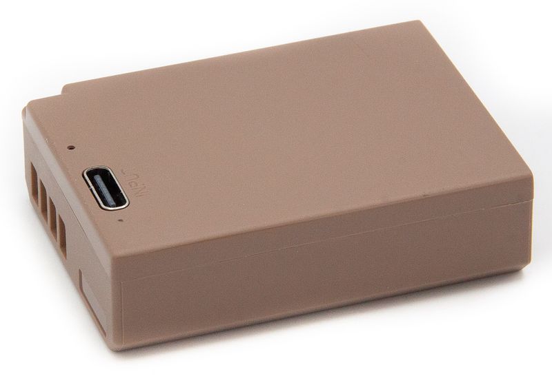 Foto van Chilipower accu lp-e10 usb-c versie voor canon - 1150mah