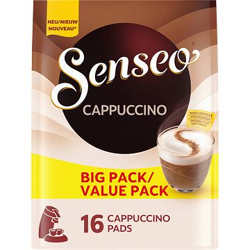 Foto van Senseo cappuccino koffiepads 16 stuks 184g bij jumbo