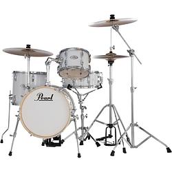 Foto van Pearl mt564/c-d33 midtown compact 4-delig drumstel incl. hardware pure white