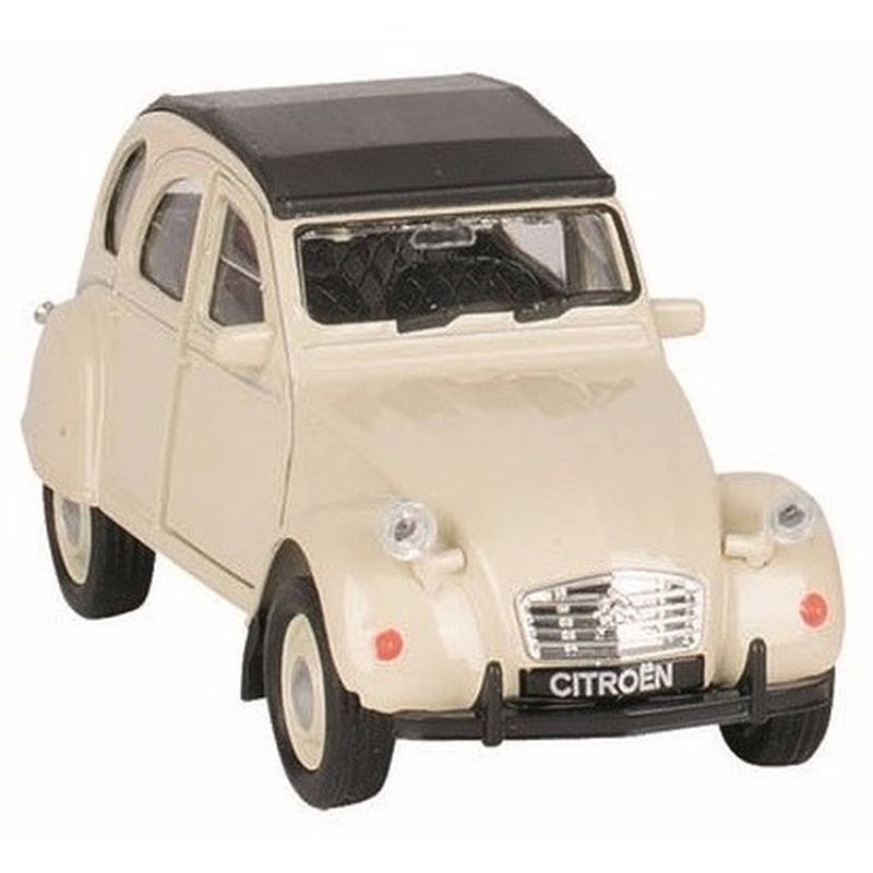 Foto van Speelgoed citroen 2cv beige dicht 1:36