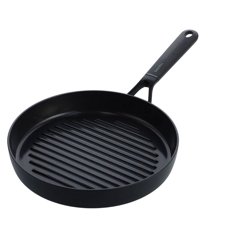 Foto van Greenpan grillpan smartshape - zwart - ø 28 cm - keramische anti-aanbaklaag