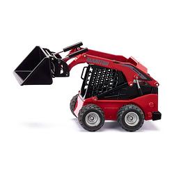 Foto van Siku manitou 3300v skid-lader 14,3 cm staal rood/zwart (3049)