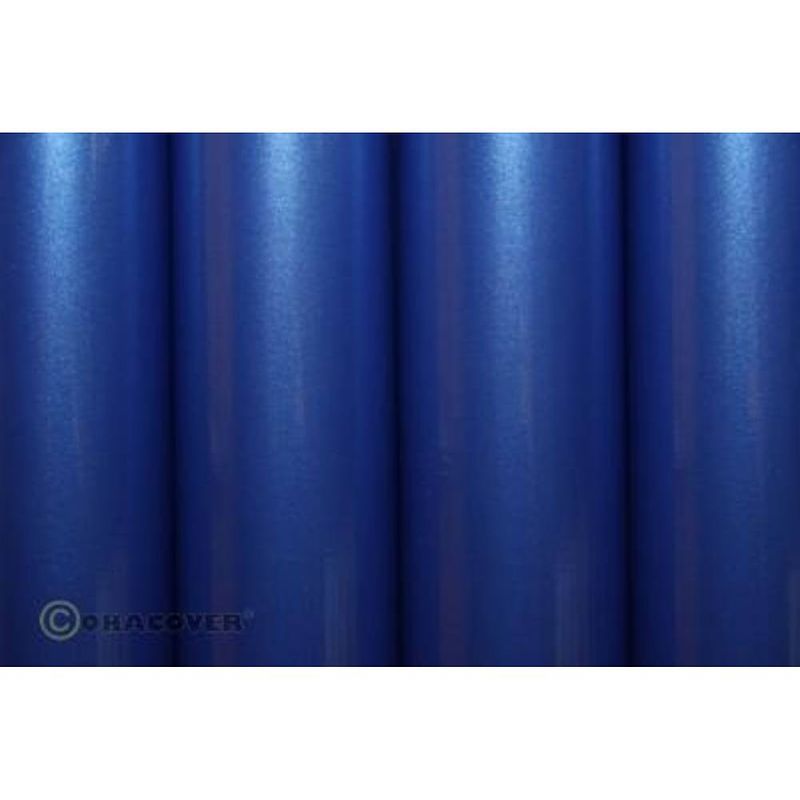 Foto van Oracover 21-057-010 strijkfolie (l x b) 10 m x 60 cm parelmoer blauw