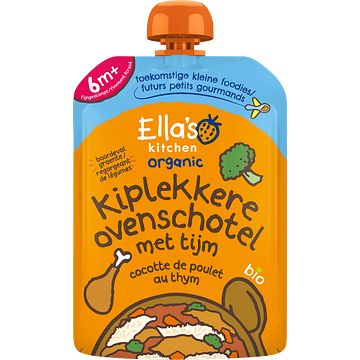 Foto van Ella'ss kitchen kiplekkere ovenschotel 6+ biologisch 130 g bij jumbo