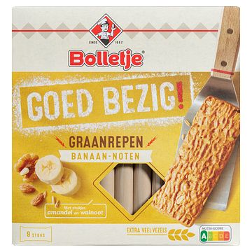 Foto van Bolletje tussendoortjes goed bezig banaannoten 210g bij jumbo