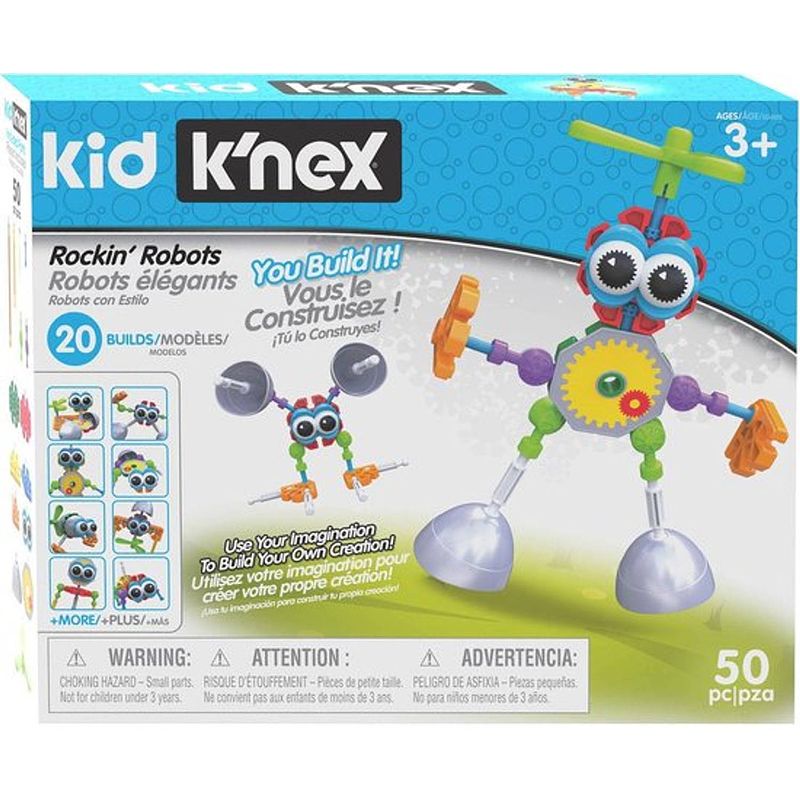 Foto van Kid k'snex - rockin's robots building set