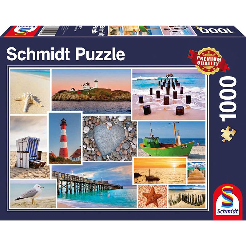 Foto van Bij de zee puzzel - 1000 stukjes