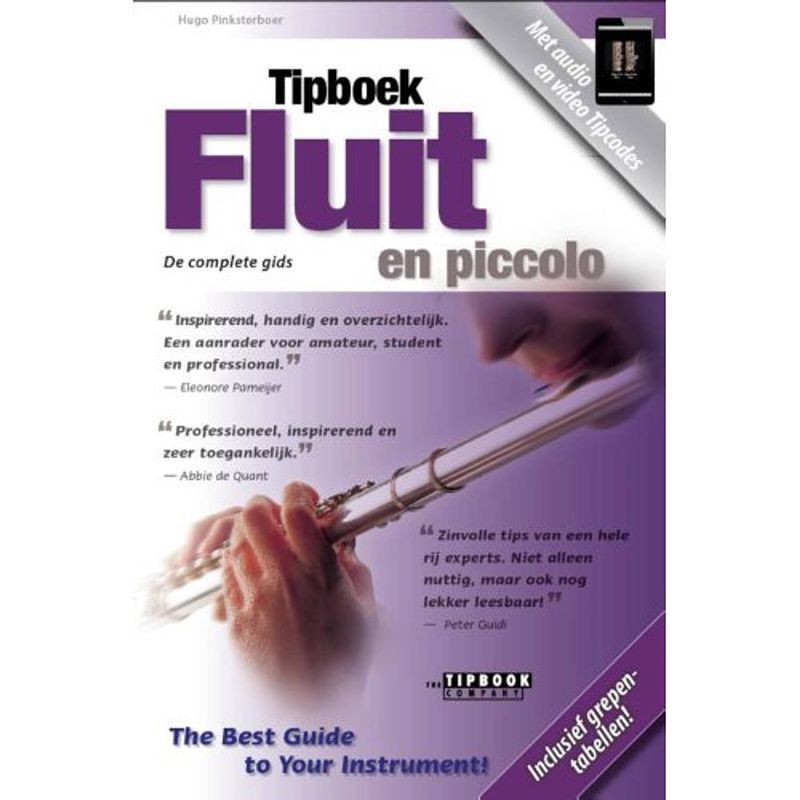Foto van Tipboek fluit en piccolo - tipboek